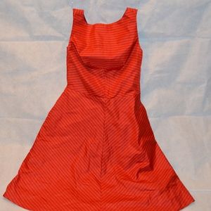 Isaac Mizrahi Red Pinstripe dress Size 6